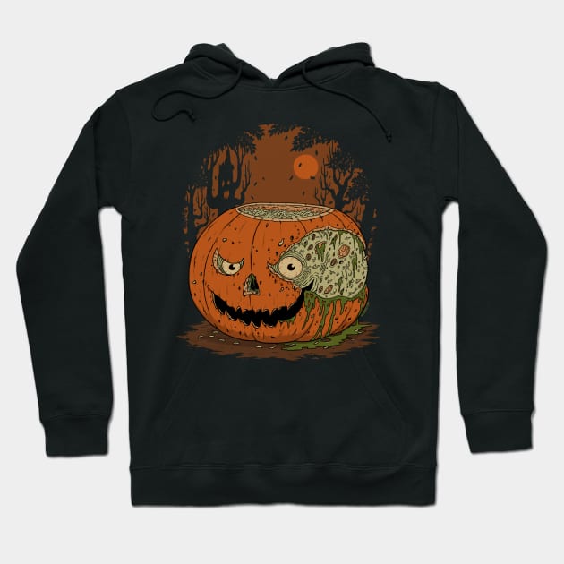 Rotting Pumpkin Hoodie by pigboom